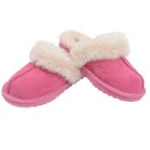 Pink UGG slippers